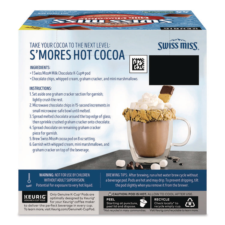 Milk Chocolate Hot Cocoa K-Cups, 0.65 oz, 44/Box