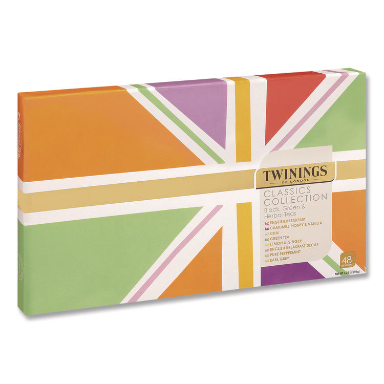 Classics Collection Assorted Tea Bags, 48/Box