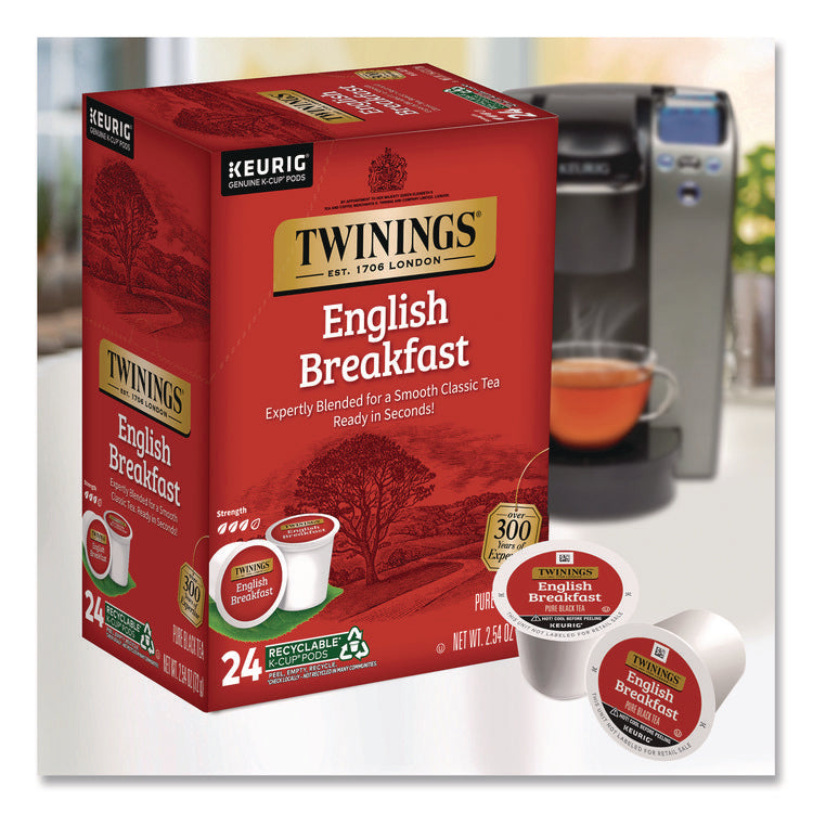 Tea K-Cups, English Breakfast. 0.11, 24/Box