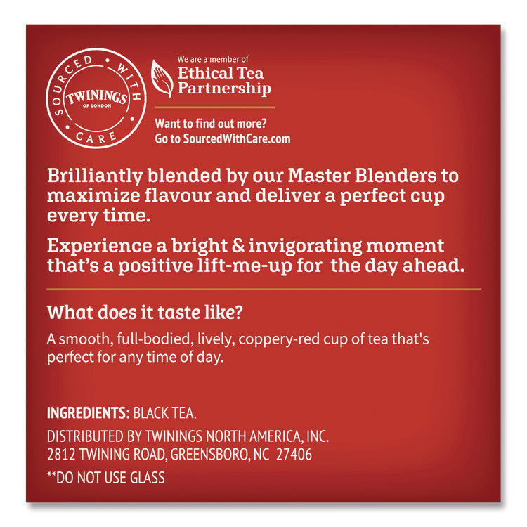 Tea K-Cups, English Breakfast. 0.11, 24/Box