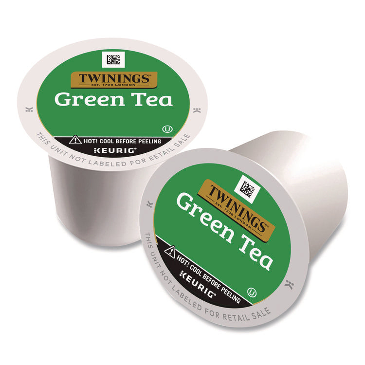 Tea K-Cups, Green Tea, 0.11 oz, 24/Box