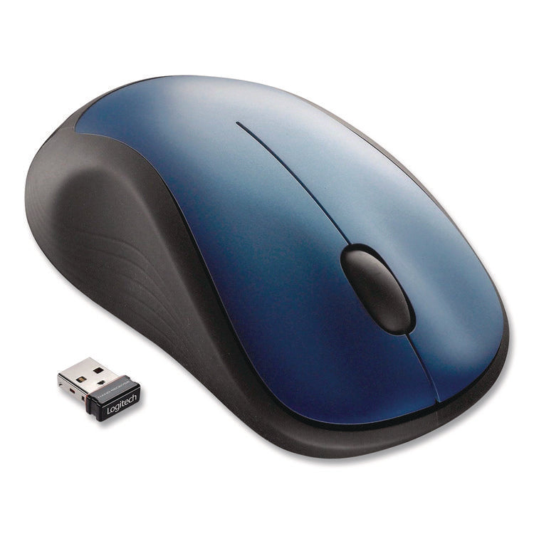 M310 Wireless Mouse, 2.4 GHz Frequency/30 ft Wireless Range, Left/Right Hand Use, Peacock Blue