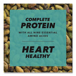 Wonderful No Shells Pistachios, Sea Salt and Vinegar, 2.25 oz Bag, 8/Box