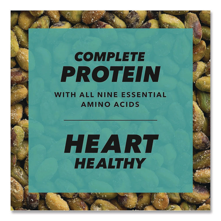 Wonderful No Shells Pistachios, Sea Salt and Vinegar, 2.25 oz Bag, 8/Box