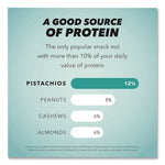 Wonderful No Shells Pistachios, Sea Salt and Vinegar, 2.25 oz Bag, 8/Box