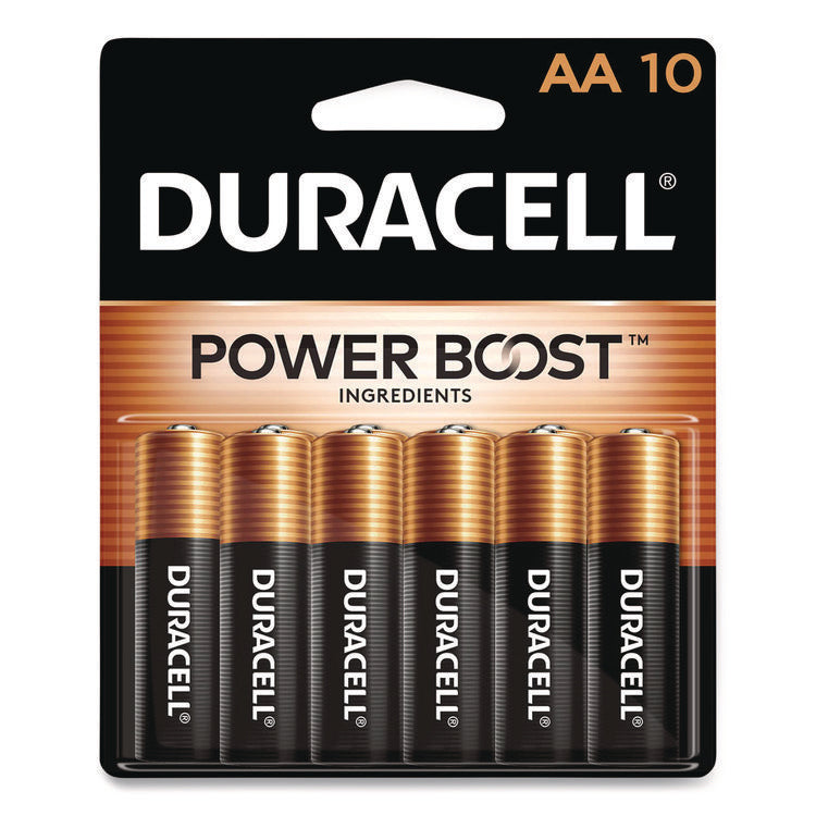 Power Boost CopperTop Alkaline AA Batteries, 10/Pack