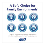 Cottony Soft Individually Wrapped Sanitizing Hand Wipes, 5 x 7, Herbal Scent, White, 480/Carton