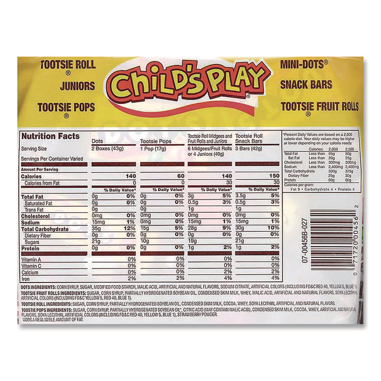 Pops Minis, Assorted Flavors, 36 oz Bag, 200 Pieces