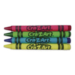 Crayons, 4 Assorted Colors, 4/Box, 12 Boxes/Pack