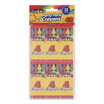 Crayons, 4 Assorted Colors, 4/Box, 12 Boxes/Pack