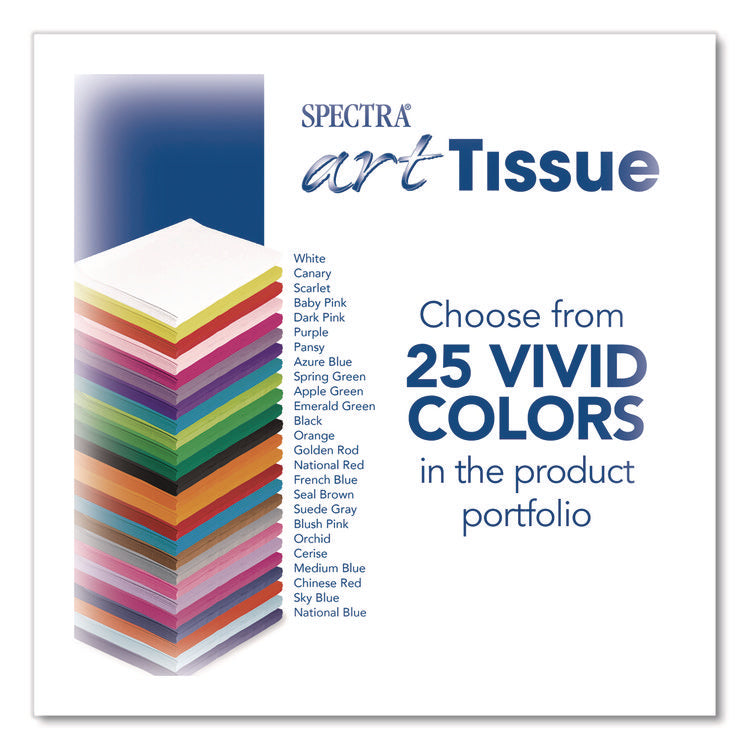 Spectra Art Tissue, 23 lb Tissue Weight, 20 x 30, Medium Blue, 24/Pack