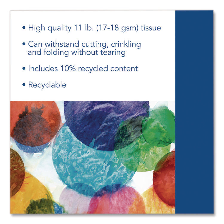 Spectra Art Tissue, 23 lb Tissue Weight, 20 x 30, Medium Blue, 24/Pack