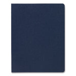 Solids Presentation Covers for Binding Systems, Unpunched, 11 x 8.75, Navy, 25/Pack
