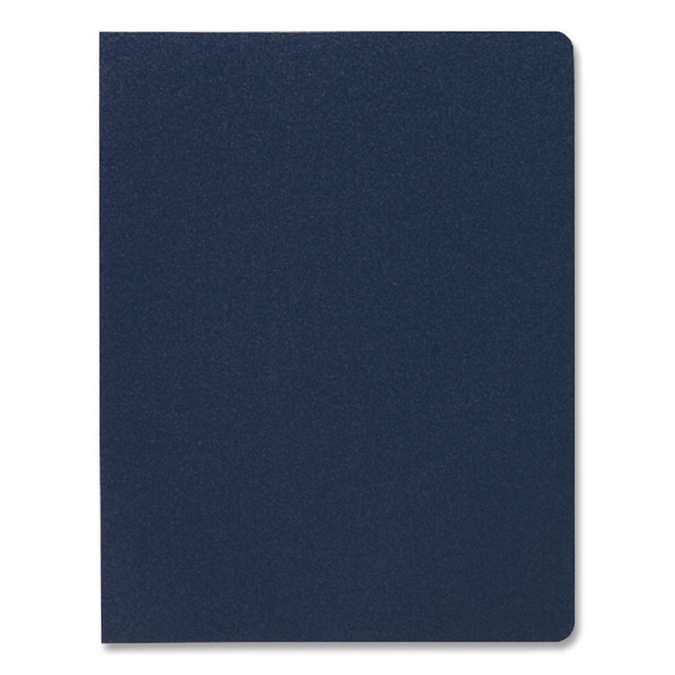 Solids Presentation Covers for Binding Systems, Unpunched, 11 x 8.75, Navy, 25/Pack