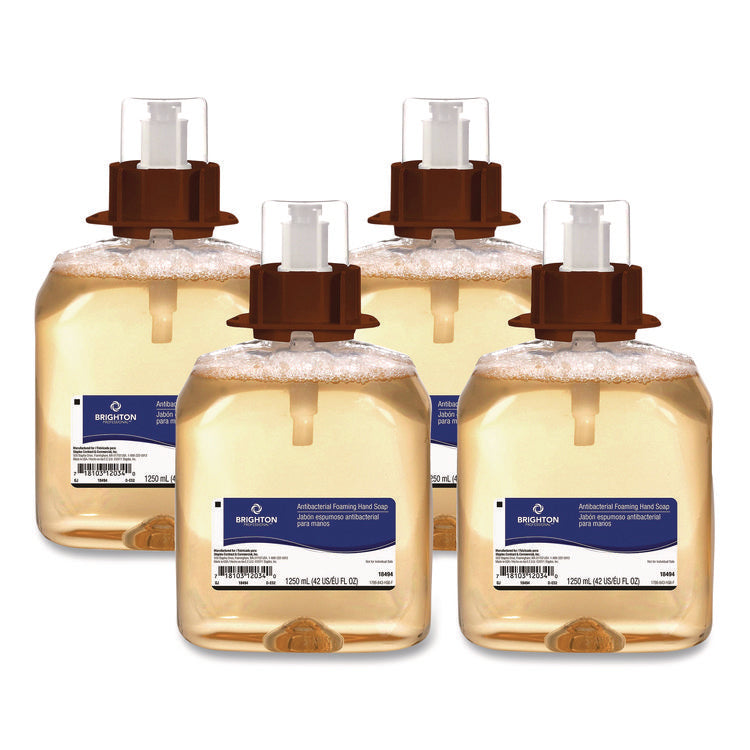 Antibacterial Foaming Hand Soap Refill for BP Dispensers, Orange Scent, 1,250 mL, 4/Carton