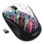 M325 Wireless Mouse, 2.4 GHz Frequency/30 ft Wireless Range, Left/Right Hand Use, Celebrate