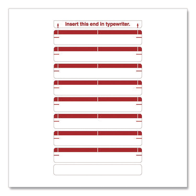 Type-On Write-On Sheet Style Labels, 8 Labels/Sheet, 31 Sheets/Pack