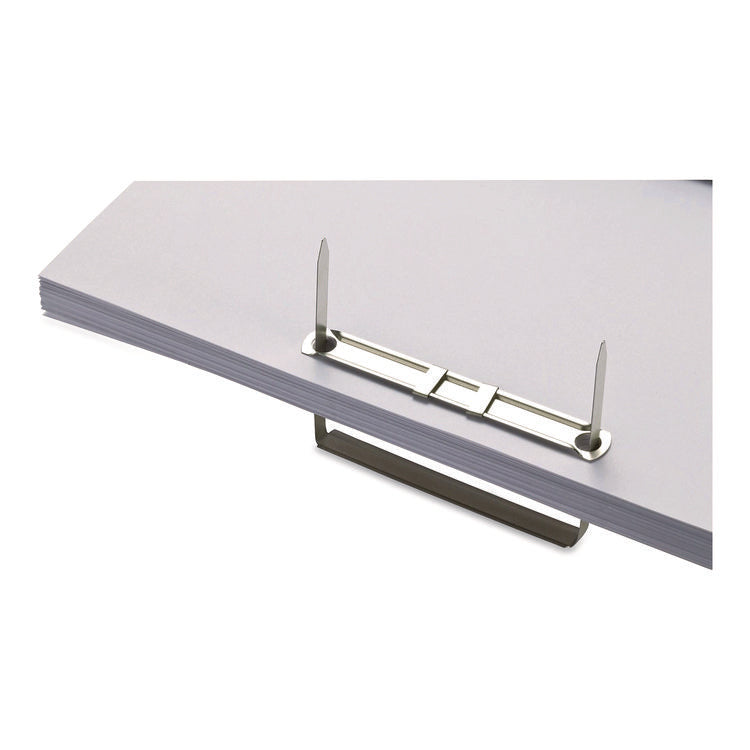 Two-Prong File Fastener Sets, 2" Capacity, 2.75" Center to Center, Silver, 50/Box
