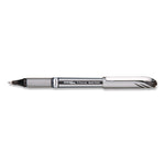EnerGel NV Gel Pen, Stick, Medium 0.7 mm, Black Ink, Gray/Black Barrel