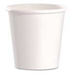Paper Hot Cups, 4 oz, White, 50/Pack