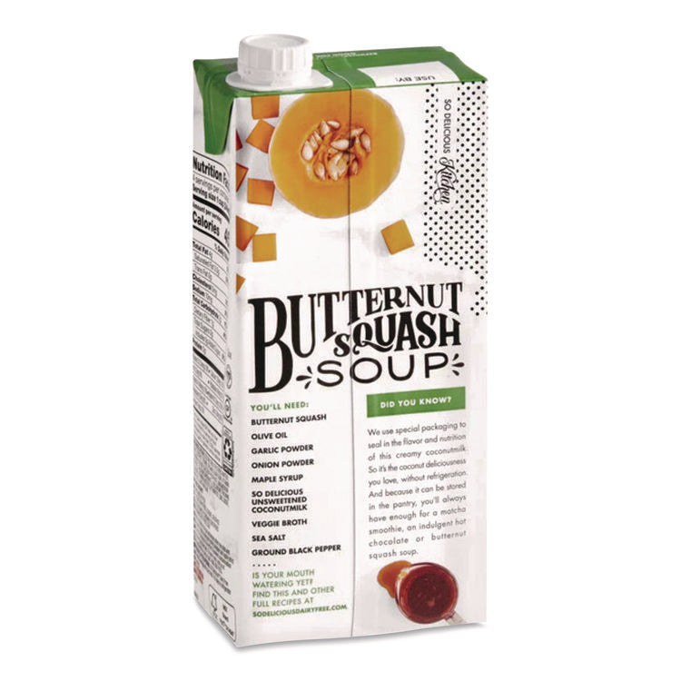 Coconut Milk, Unsweetened, 32 oz Aseptic Box