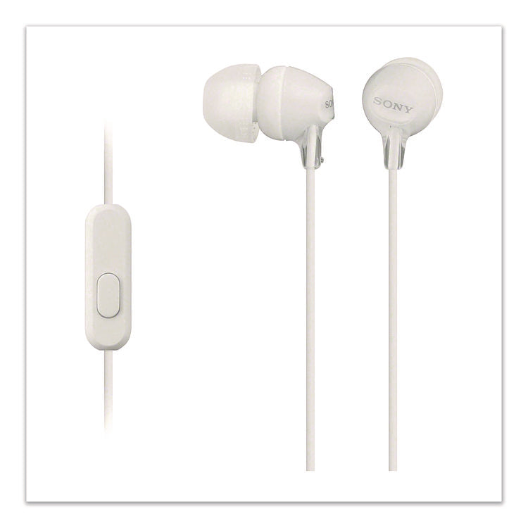 MDREX15AP Fashion Color EX Earbuds, White