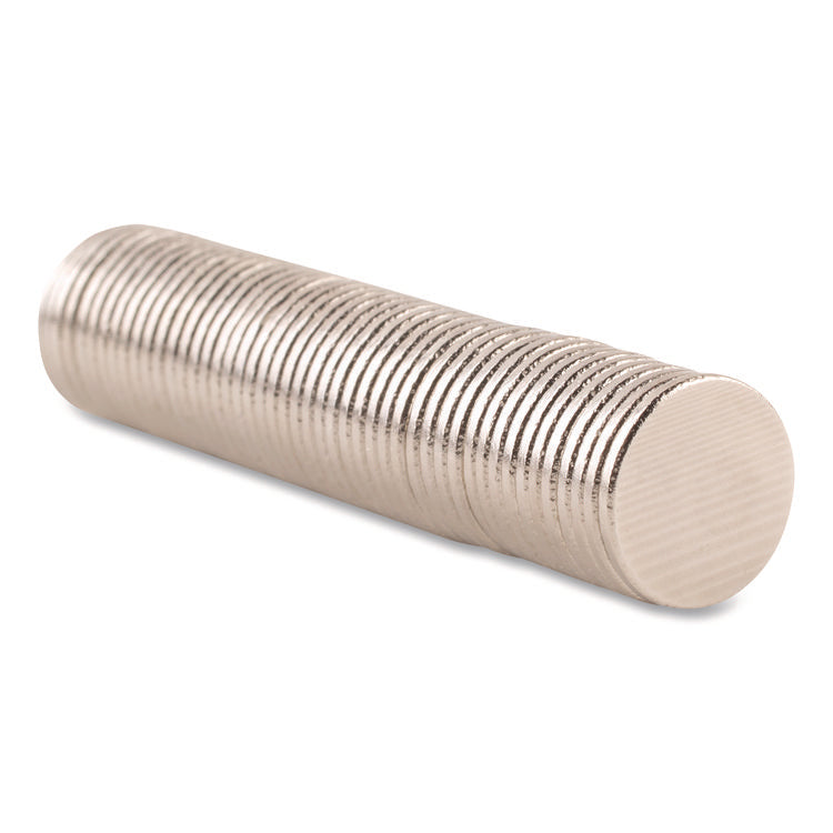 Matrix Magnets, Circles, 0.38" Diameter, Silver, 50/Pack