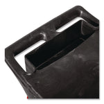 Two-Shelf Trades Cart, Plastic, 2 Shelves, 2 Drawers, 330 lb Capacity, 19.25" x 38" x 33.38", Black