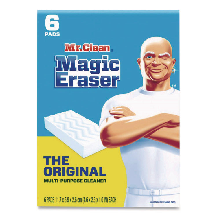 Magic Eraser, 2.3 X 4.6, 1" Thick, White, 6/pack, 6 Packs/carton
