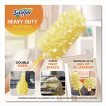 Heavy Duty Dusters Refill, Dust Lock Fiber, Yellow, 6/box