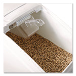 ProSave Mobile Ingredient Bin, 20.57 gal, 13.13 x 29.25 x 28, White, Plastic