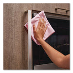 Microfiber Cleaning Cloths, 16 X 16, Pink, 24/pack