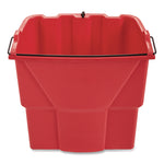 Wavebrake 2.0 Dirty Water Bucket, 18 Qt, Plastic, Red