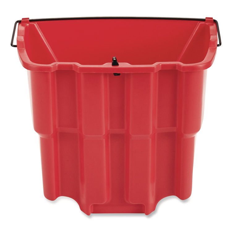 Wavebrake 2.0 Dirty Water Bucket, 18 Qt, Plastic, Red