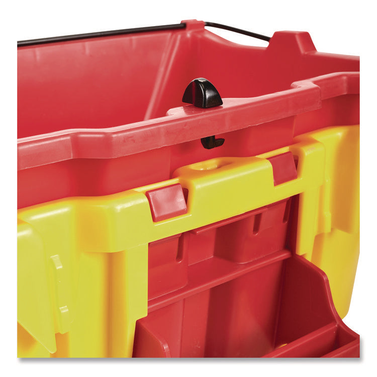 Wavebrake 2.0 Dirty Water Bucket, 18 Qt, Plastic, Red