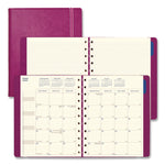 Soft Touch 17-Month Planner, 10.88 x 8.5, Fuchsia Cover, 17-Month: Aug 2024 to Dec 2025