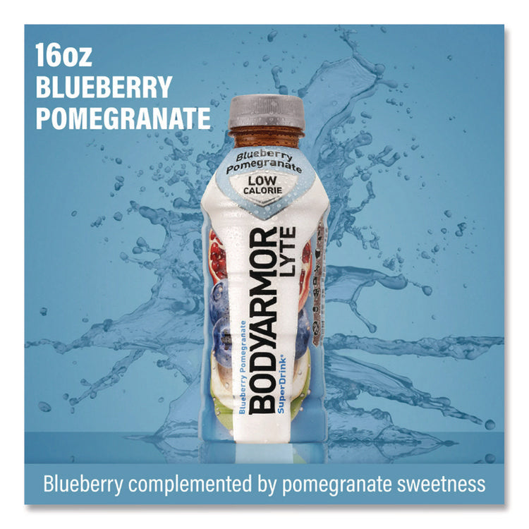 LYTE Sports Drink, Blueberry Pomegranate, 16 oz Bottle, 12/Pack