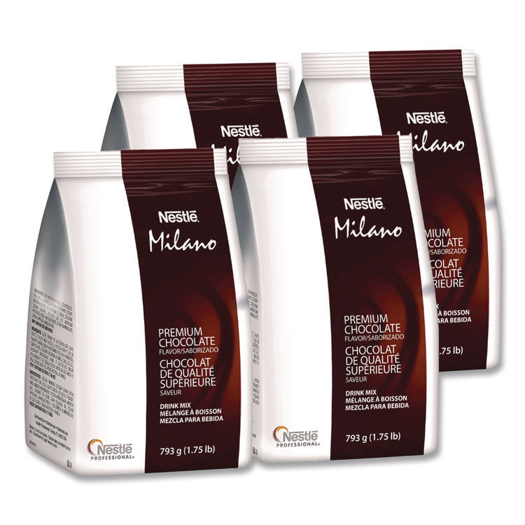 Milano Premium Chocolate Hot Cocoa Mix, 28 oz Packet, 4/Carton