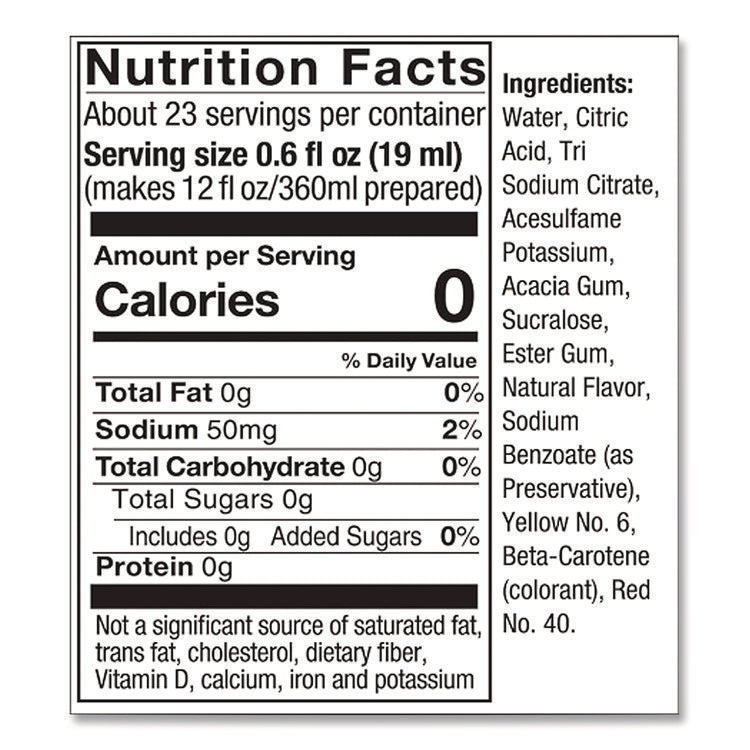 Drink Mix, Diet Orange, 14.8 Oz
