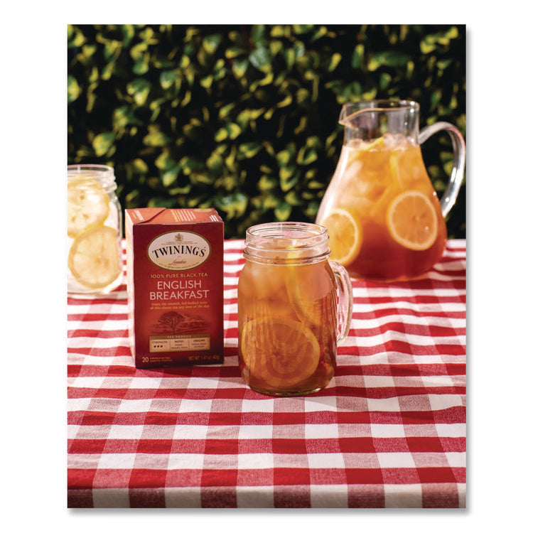 Tea Bags, English Breakfast, 3.53 oz, 50/Box
