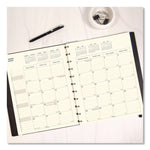 Soft Touch 17-Month Planner, 10.88 x 8.5, Black Cover, 17-Month: Aug 2024 to Dec 2025