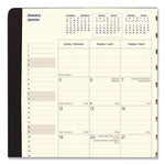 Soft Touch 17-Month Planner, 10.88 x 8.5, Black Cover, 17-Month: Aug 2024 to Dec 2025