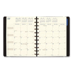 Soft Touch 17-Month Planner, 10.88 x 8.5, Black Cover, 17-Month: Aug 2024 to Dec 2025