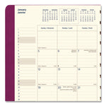 Soft Touch 17-Month Planner, 10.88 x 8.5, Fuchsia Cover, 17-Month: Aug 2024 to Dec 2025