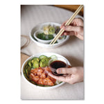 Compostable Clear PLA Plastic Portion Cup Lids, Fits 2 oz to 4 oz Portion Cups, Clear, 2,000/Carton