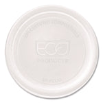 Compostable Clear PLA Plastic Portion Cup Lids, Fits 2 oz to 4 oz Portion Cups, Clear, 2,000/Carton