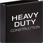 Premier Easy Open Locking Slant-D Ring Binders, 3 Rings, 5" Capacity, 11 X 8.5, Black