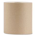 Hardwound Towel, 1-Ply, Brown, 800 ft, 6 Rolls/Carton