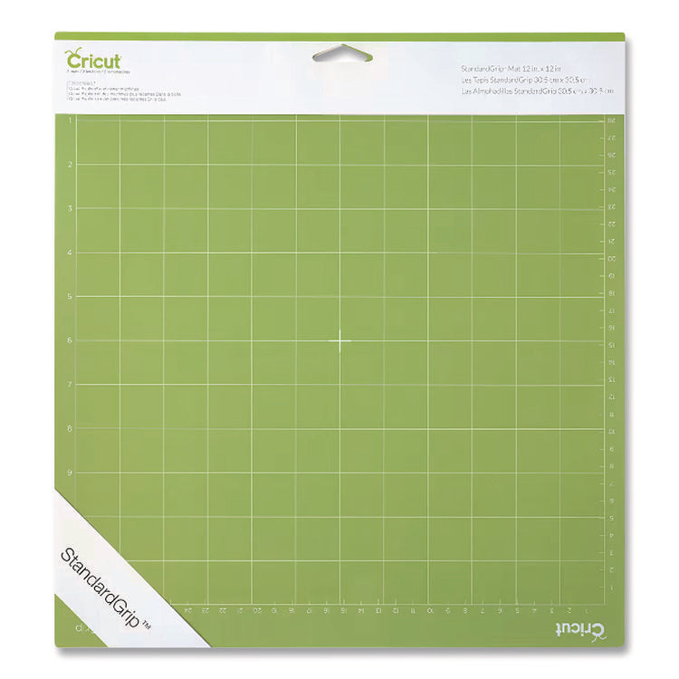 StandardGrip Machine Mat, 12 x 12, Green, 2/Pack