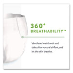 Per-Fit360 Degree Briefs, Maximum Plus Absorbency, Size 2, 45" To 62" Waist, 72/carton